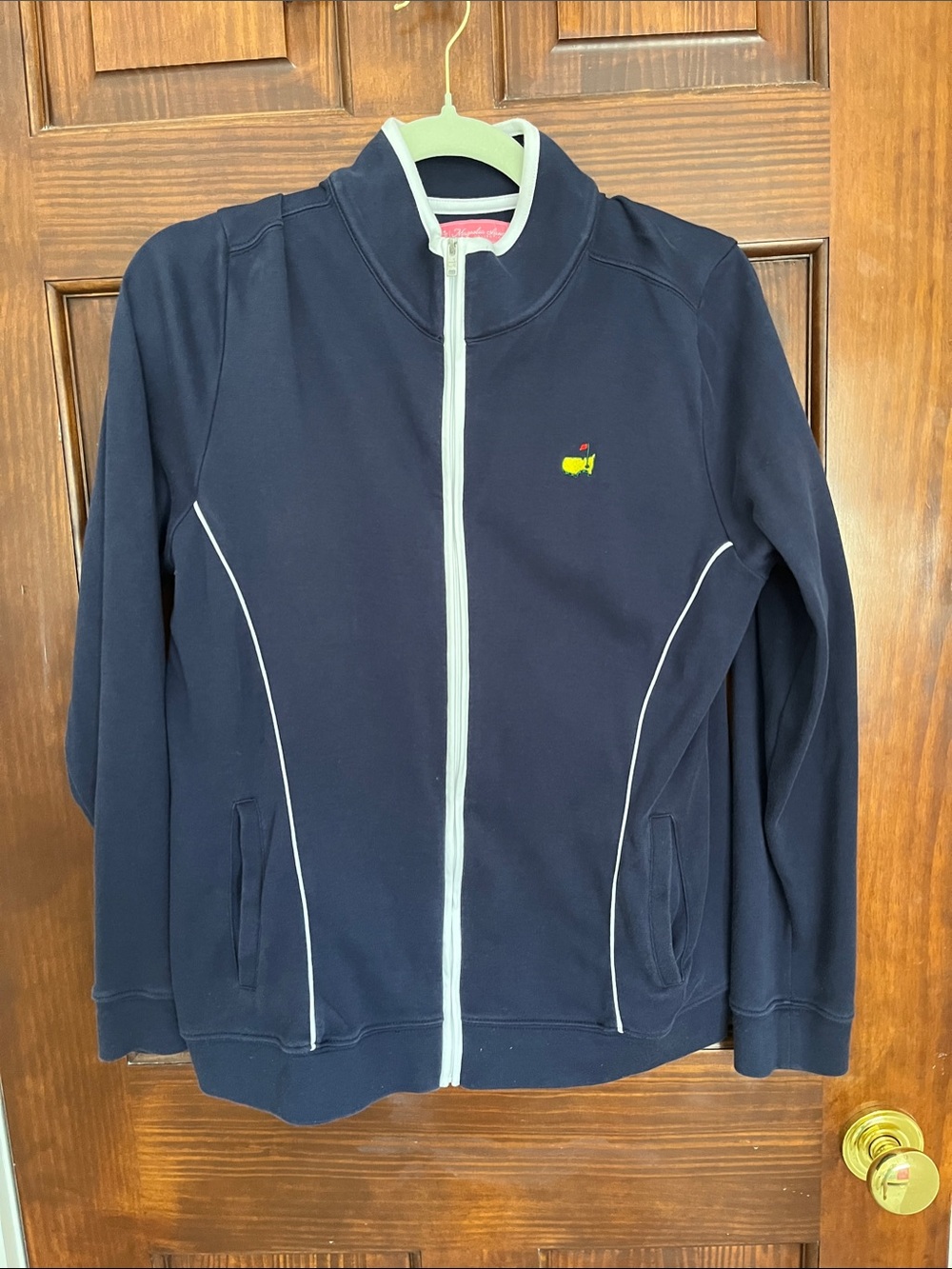 Masters Navy Full-Zip Jacket with White Trim